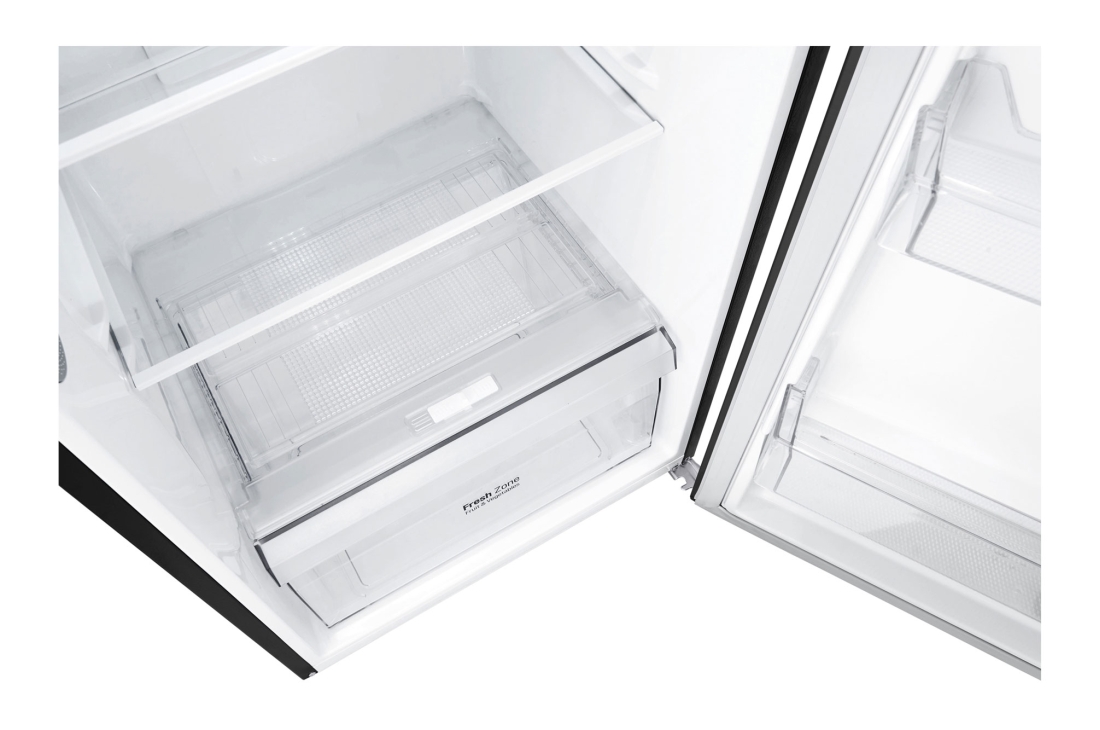 LG Hajm 254 l |  Yuqori muzlatgich kamerali LG sovutgich | Qora | NatureFRESH™| Smart Inverter Compressor, GN-C272SBCB, GN-C272SBCB, thumbnail 8