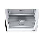 LG Hajm 341 l |  Pastki muzlatgich kamerali LG sovutgich | Qora |  DoorCooling⁺™ | Smart Inverter Compressor, GC-B459SBUM, thumbnail 4