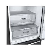 LG Hajm 341 l |  Pastki muzlatgich kamerali LG sovutgich | Qora |  DoorCooling⁺™ | Smart Inverter Compressor, GC-B459SBUM, thumbnail 6