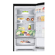 LG Hajm 341 l |  Pastki muzlatgich kamerali LG sovutgich | Qora |  DoorCooling⁺™ | Smart Inverter Compressor, GC-B459SBUM, thumbnail 9