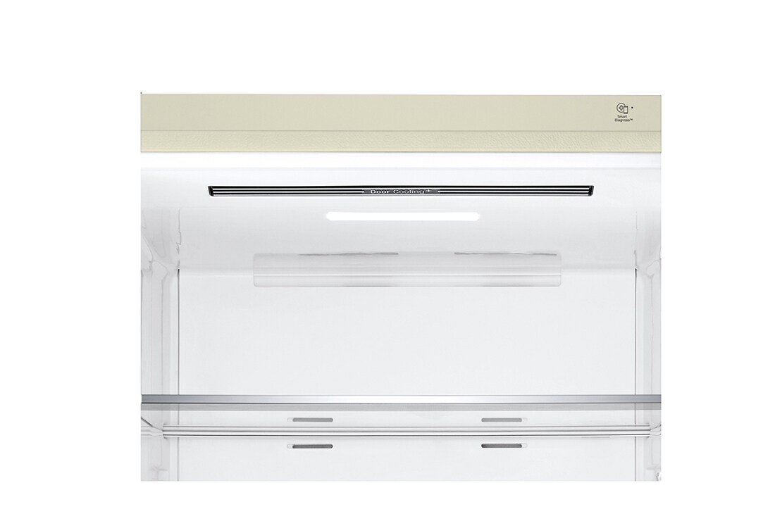LG Hajm 451 l |  Pastki muzlatgich kamerali LG sovutgich | Qaymoq rang | DoorCooling⁺™ | Smart Inverter Compressor, GC-B569PECM, thumbnail 6