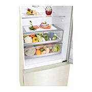 LG Hajm 451 l |  Pastki muzlatgich kamerali LG sovutgich | Qaymoq rang | DoorCooling⁺™ | Smart Inverter Compressor, GC-B569PECM, thumbnail 3