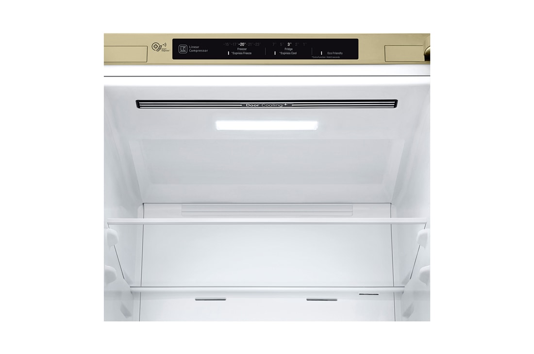 LG Hajm 384 l |  Pastki muzlatgich kamerali LG sovutgich | Qaymoq rang | DoorCooling+™ | Linear Inverter Compressor, DI_pocket_i-micom_skinbeige_DoorCooling_LED, GC-B509SECL, thumbnail 4