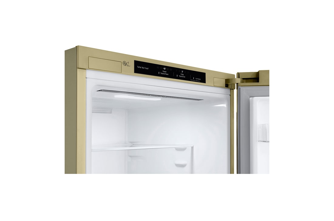 LG Hajm 384 l |  Pastki muzlatgich kamerali LG sovutgich | Qaymoq rang | DoorCooling+™ | Linear Inverter Compressor, DI_pocket_i-micom_skinbeige_Display, GC-B509SECL, thumbnail 5