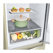 LG Hajm 384 l |  Pastki muzlatgich kamerali LG sovutgich | Qaymoq rang | DoorCooling+™ | Linear Inverter Compressor, DI_pocket_i-micom_skinbeige_Drawer_Food2, GC-B509SECL, thumbnail 6