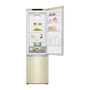LG Hajm 384 l |  Pastki muzlatgich kamerali LG sovutgich | Qaymoq rang | DoorCooling+™ | Linear Inverter Compressor, _DI_pocket_i-micom_skinbeige_FrontTopOpen_Food1, GC-B509SECL, thumbnail 8