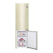 LG Hajm 384 l |  Pastki muzlatgich kamerali LG sovutgich | Qaymoq rang | DoorCooling+™ | Linear Inverter Compressor, DI_pocket_i-micom_skinbeige_FrontBottomOpen Food2, GC-B509SECL, thumbnail 10