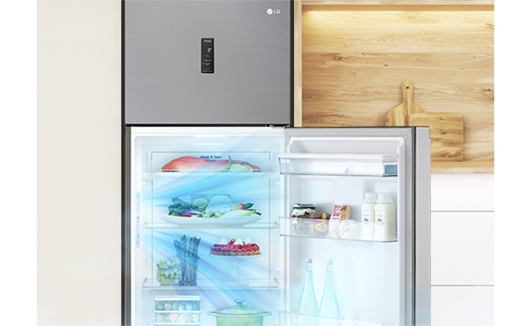 Smart Fresh Air funksiyasi Sovitkich eshigi ochiq boʻlganda ham ishlaydi.