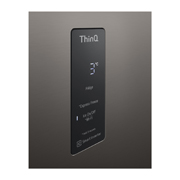 LG 395 hajmli | Yuqori sovutgichli LG kamerali muzlatgich | Qora  | DoorCooling+™ | HygieneFresh+™ | Smart Inverter Compressor, pastki sovitkich ochilgan, GN-B332SMGB, thumbnail 7