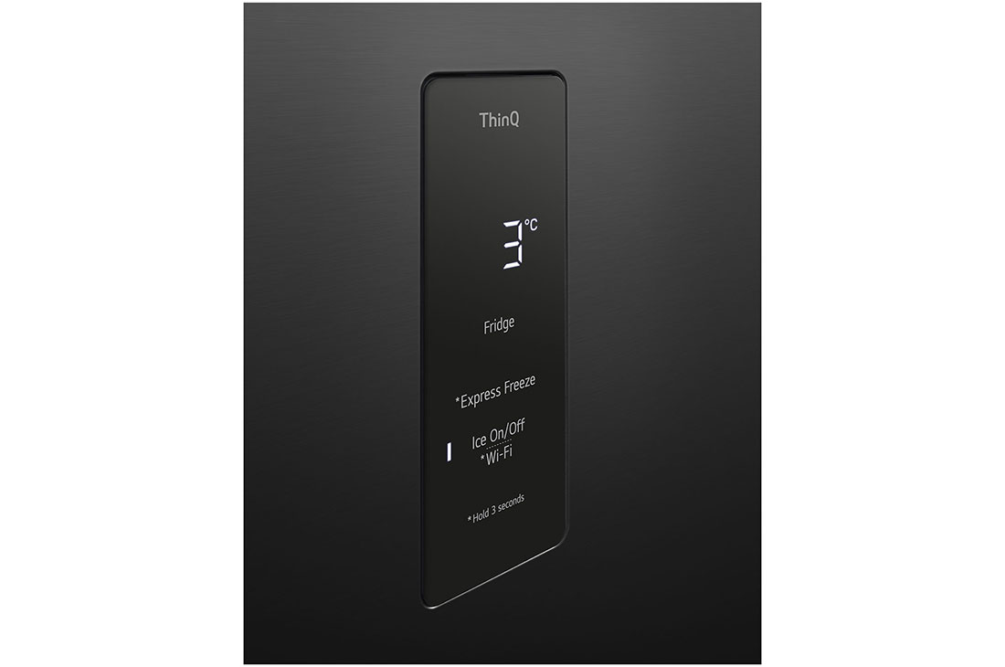 LG Hajm 395 l |  Yuqori muzlatgich kamerali LG sovutgich | Qora | DoorCooling+™ | HygieneFresh+™ | Smart Inverter Compressor, pastki sovitkich ochilgan, GN-B392SBBB, thumbnail 7