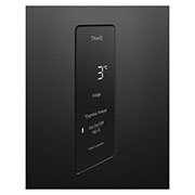 LG Hajm 395 l |  Yuqori muzlatgich kamerali LG sovutgich | Qora | DoorCooling+™ | HygieneFresh+™ | Smart Inverter Compressor, pastki sovitkich ochilgan, GN-B392SBBB, thumbnail 7