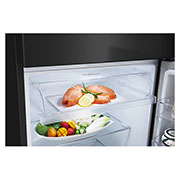 LG Hajm 395 l |  Yuqori muzlatgich kamerali LG sovutgich | Qora | DoorCooling+™ | HygieneFresh+™ | Smart Inverter Compressor, harorat nazorati murvatining batafsil koʻrinishi, GN-B392SBBB, thumbnail 5