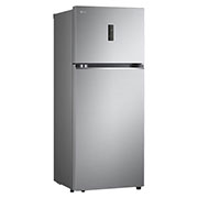 LG Hajm 395 l |  Yuqori muzlatgich kamerali LG sovutgich | Kulrang | DoorCooling+™ | HygieneFresh+™ | Smart Inverter Compressor, toʻgʻri perspektiv koʻrinishi, GN-B392SMBB, thumbnail 12