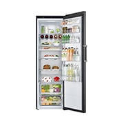 LG Bittalik muzlatgich, LINEARCooling™, Door Cooling+™, Express Cool,, interior view with door opened, fully stored and shelf folded, GC-B401FEPM, thumbnail 2