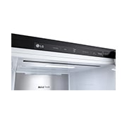LG Bittalik muzlatgich, LINEARCooling™, Door Cooling+™, Express Cool,, interior view with metallic decorationed shelf, GC-B401FEPM, thumbnail 10