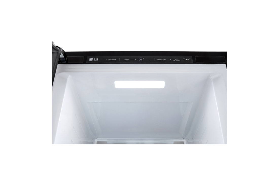 LG Bittalik muzlatgich, LINEARCooling™, Door Cooling+™, Express Cool,, interior view of bottom part with closed 4 drawers, GC-B404FEQM, thumbnail 8