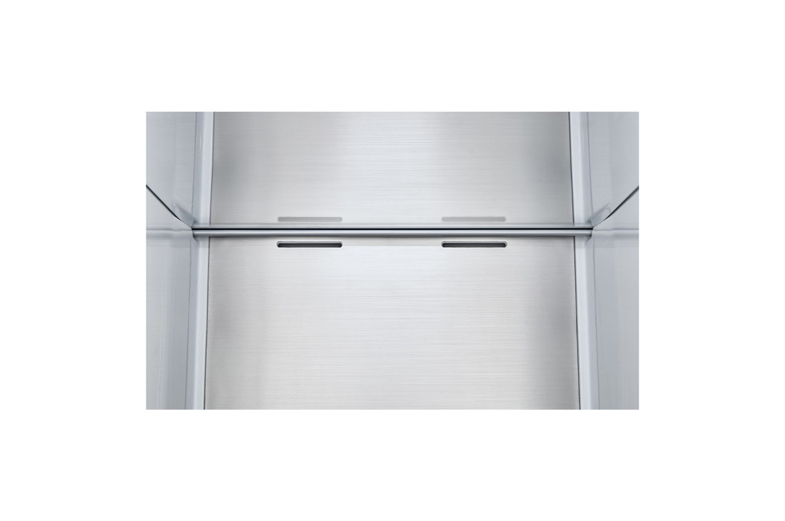 LG Bittalik muzlatgich, LINEARCooling™, Door Cooling+™, Express Cool,, interior view of middle-top part with twist ice maker attached, GC-B404FEQM, thumbnail 10