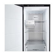 LG Bittalik muzlatgich, LINEARCooling™, Door Cooling+™, Express Cool,, twist ice maker inside with drawer opened, GC-B404FEQM, thumbnail 7