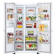 LG 647 L, Ikkita eshikli Objet sovitkich, Ajoyib dizayn, FrontOpen_Food, GC-B257SBZV, thumbnail 2