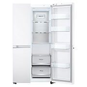 LG 647 L, Ikkita eshikli Objet sovitkich, Ajoyib dizayn, FrontRightOpen, GC-B257SBZV, thumbnail 8