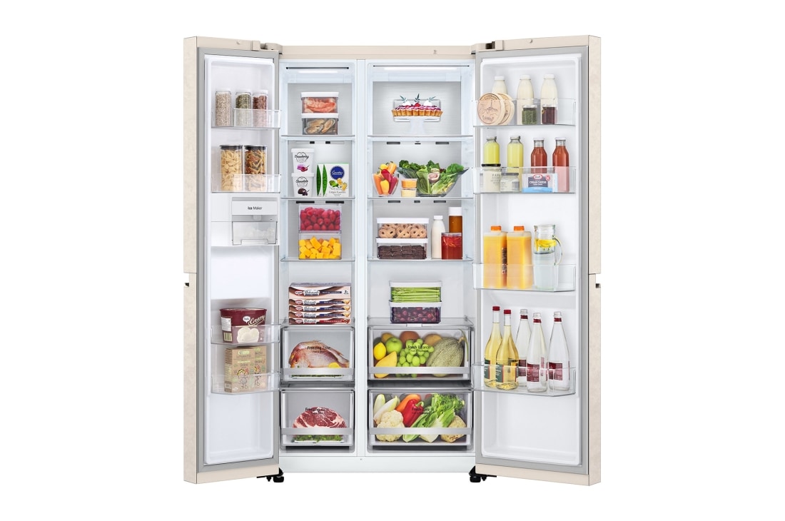 LG 647 L, Ikkita eshikli Objet sovitkich, Ajoyib dizayn, GC-B257SEZV, thumbnail 2