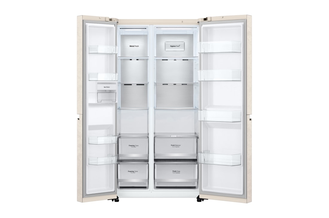 LG 647 L, Ikkita eshikli Objet sovitkich, Ajoyib dizayn, GC-B257SEZV, thumbnail 6