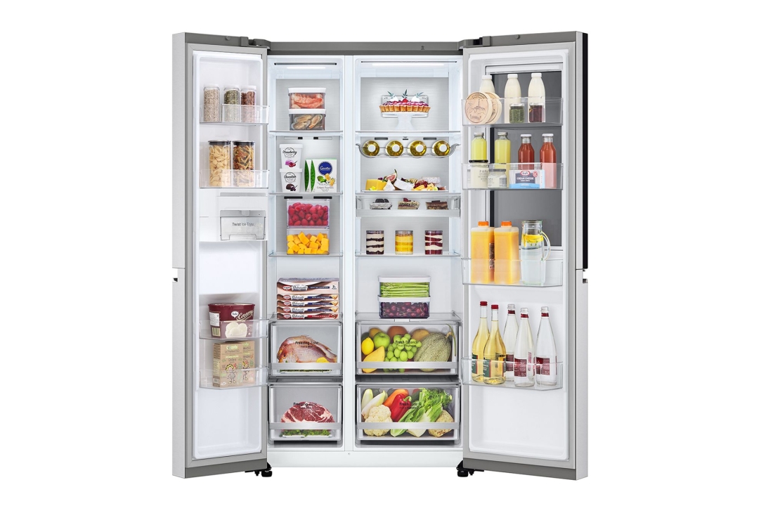 LG 647 L, Ikkita eshikli Insta-View sovutgich, Ajoyib dizayn, GC-Q257CBFV, thumbnail 4