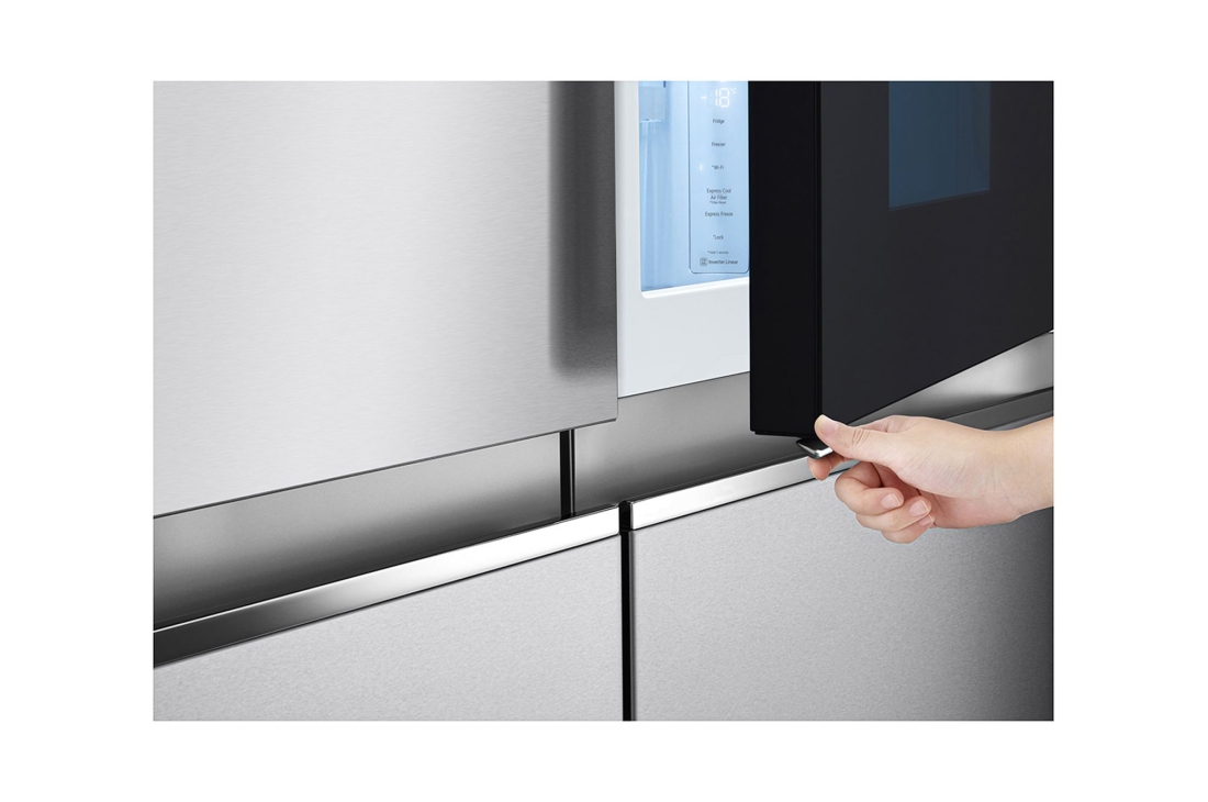 LG 647 L, Ikkita eshikli Insta-View sovutgich, Ajoyib dizayn, GC-Q257CBFV, thumbnail 7