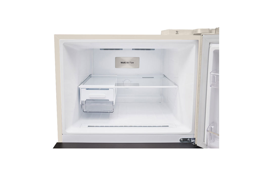 LG Hajm 461 l | Yuqori muzlatkich kamerali LG sovitkich | Qaymoq rang | DoorCooling+™ | HygieneFresh+™ | Smart Inverter Compressor, top frizzer, GN-B452SEBK, thumbnail 5