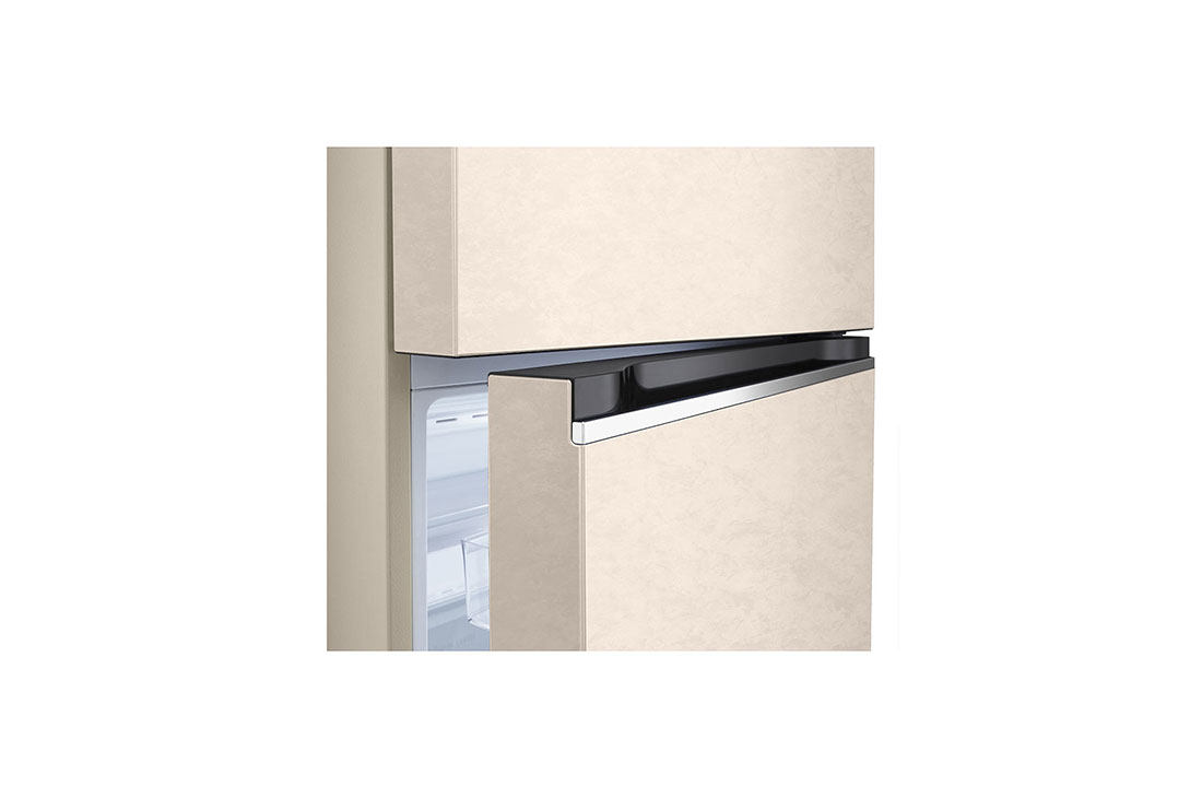 LG Hajm 461 l | Yuqori muzlatkich kamerali LG sovitkich | Qaymoq rang | DoorCooling+™ | HygieneFresh+™ | Smart Inverter Compressor, open view, GN-B452SEBK, thumbnail 13