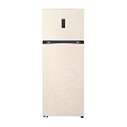 LG Hajm 461 l | Yuqori muzlatkich kamerali LG sovitkich | Qaymoq rang | DoorCooling+™ | HygieneFresh+™ | Smart Inverter Compressor, Front view, GN-B452SEBK, thumbnail 1