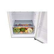 LG Hajm 461 l | Yuqori muzlatkich kamerali LG sovitkich | Qaymoq rang | DoorCooling+™ | HygieneFresh+™ | Smart Inverter Compressor, bottom view, GN-B452SEBK, thumbnail 9