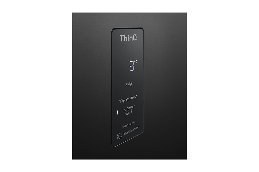 LG Hajm 461 l | Yuqori muzlatkich kamerali LG sovitkich | Qora rang | DoorCooling+™ | HygieneFresh+™ | Smart Inverter Compressor, cooling view, GN-B452SKBK, thumbnail 11