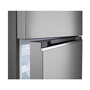 LG Hajm 461 l | Yuqori muzlatkich kamerali LG sovitkich | Kulrang | DoorCooling+™ | HygieneFresh+™ | Smart Inverter Compressor, Right view, GN-B452SMBK, thumbnail 12