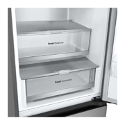 LG 387L, Pastki muzlatkich kamerali sovitkich | LG Uzbekistan, Детальный вид нижней ручки холодильника, GC-B509FNZW, thumbnail 9