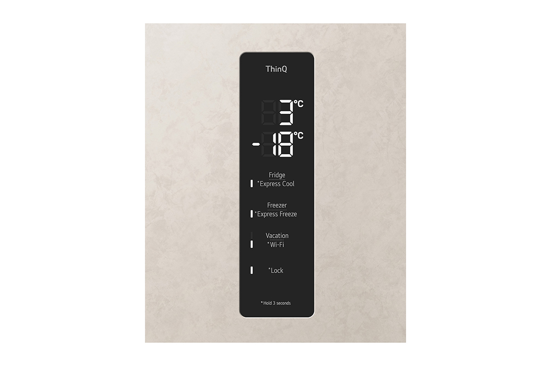 LG 387L, Pastki muzlatkich kamerali sovitkich | LG Uzbekistan, Детальный вид нижней ручки холодильника, GC-B509FEPW, thumbnail 9