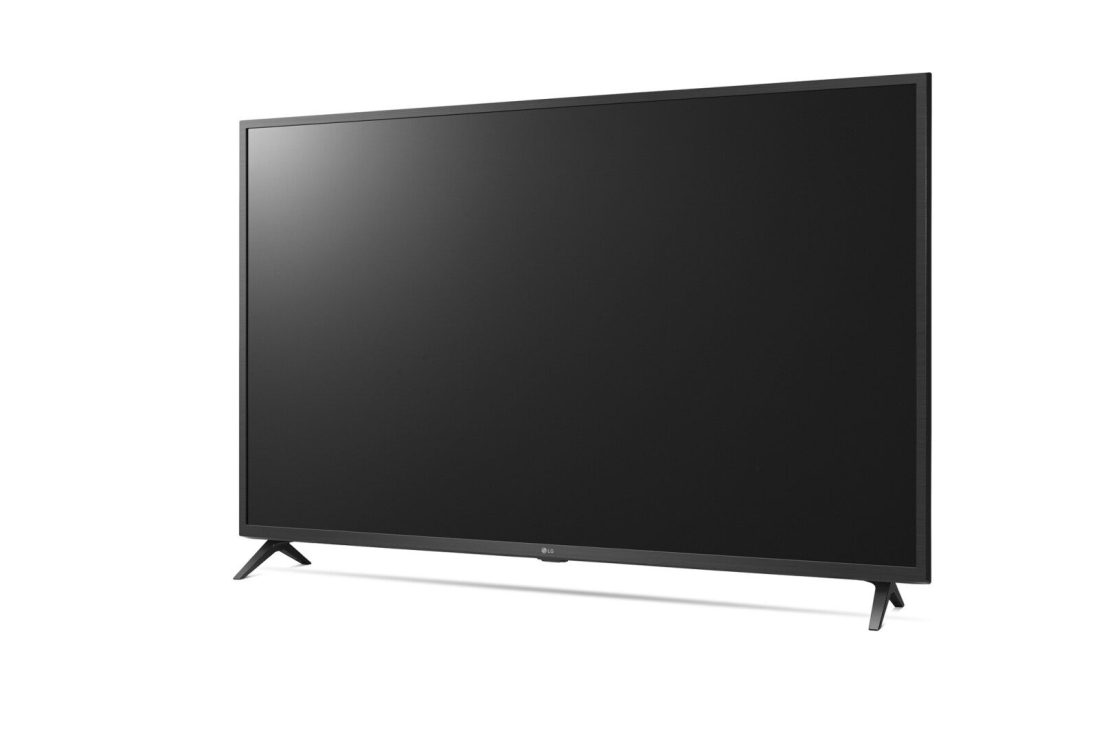 LG televizori | UP76 | 55'' | 4K | Smart UHD | 60 Gz, 55UP76006LC 30 degree side view, 55UP76006LC, thumbnail 3
