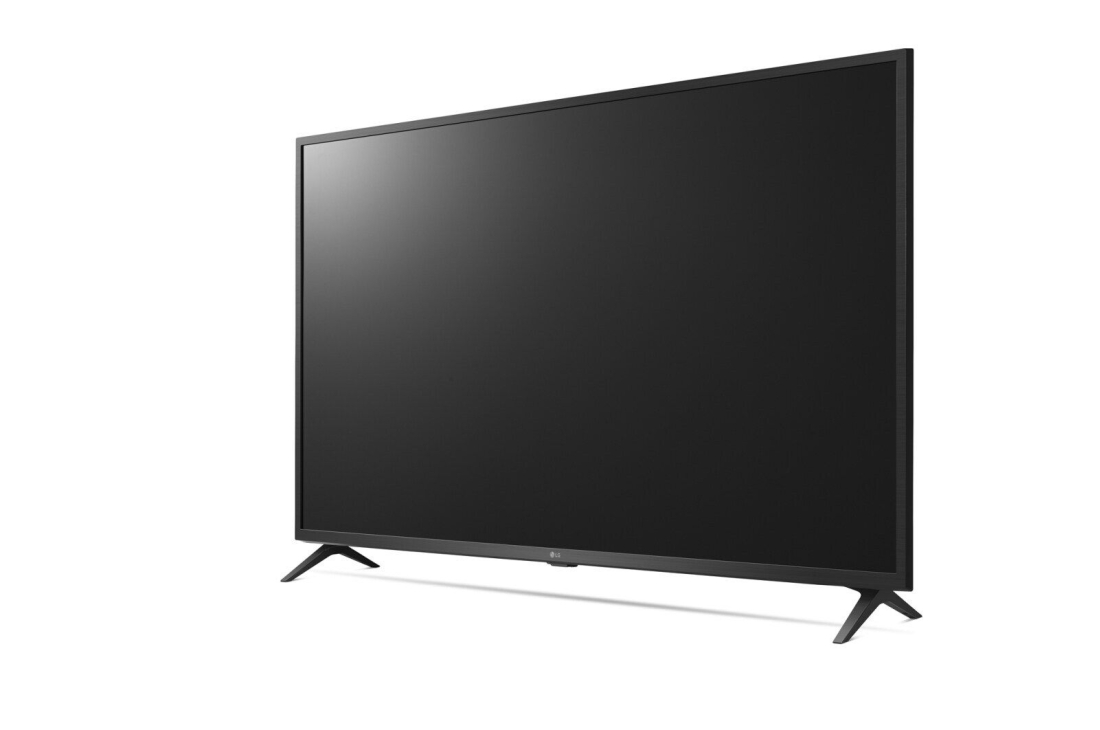 LG televizori | UP76 | 55'' | 4K | Smart UHD | 60 Gz, 55UP76006LC 45 degree side view, 55UP76006LC, thumbnail 4