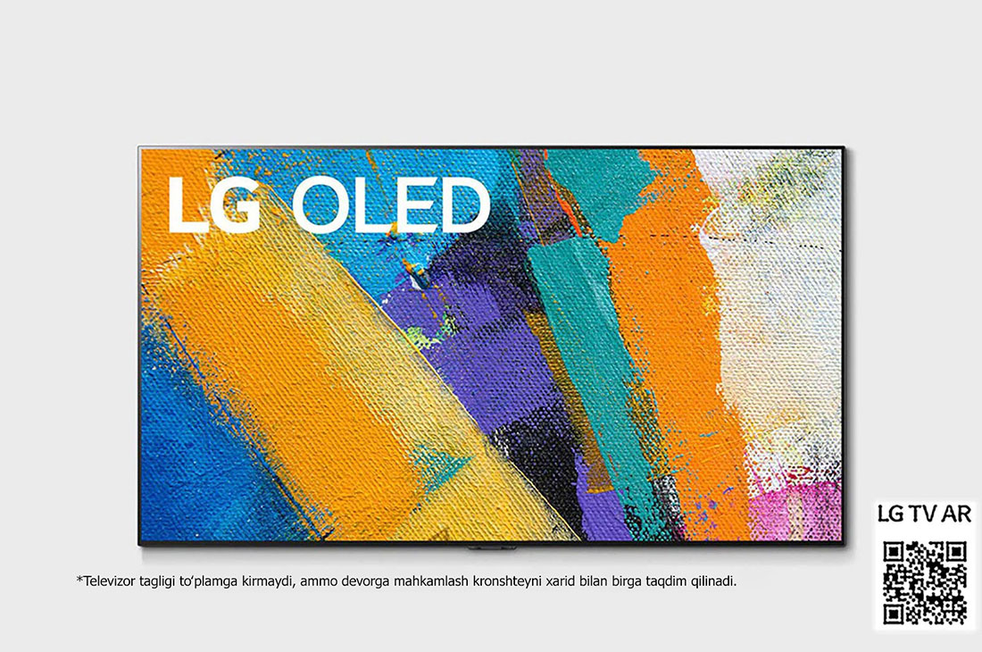 LG Smart OLED GX | GX 65'' | 4K | ThinQ AI | a9 Gen4 , ekranda tasvir bilan oldindan koʻrinish, OLED65GXRLA