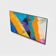 LG Smart OLED GX | GX 65'' | 4K | ThinQ AI | a9 Gen4 , ekranda tasvir bilan yuqoridan koʻrinish, OLED65GXRLA, thumbnail 7