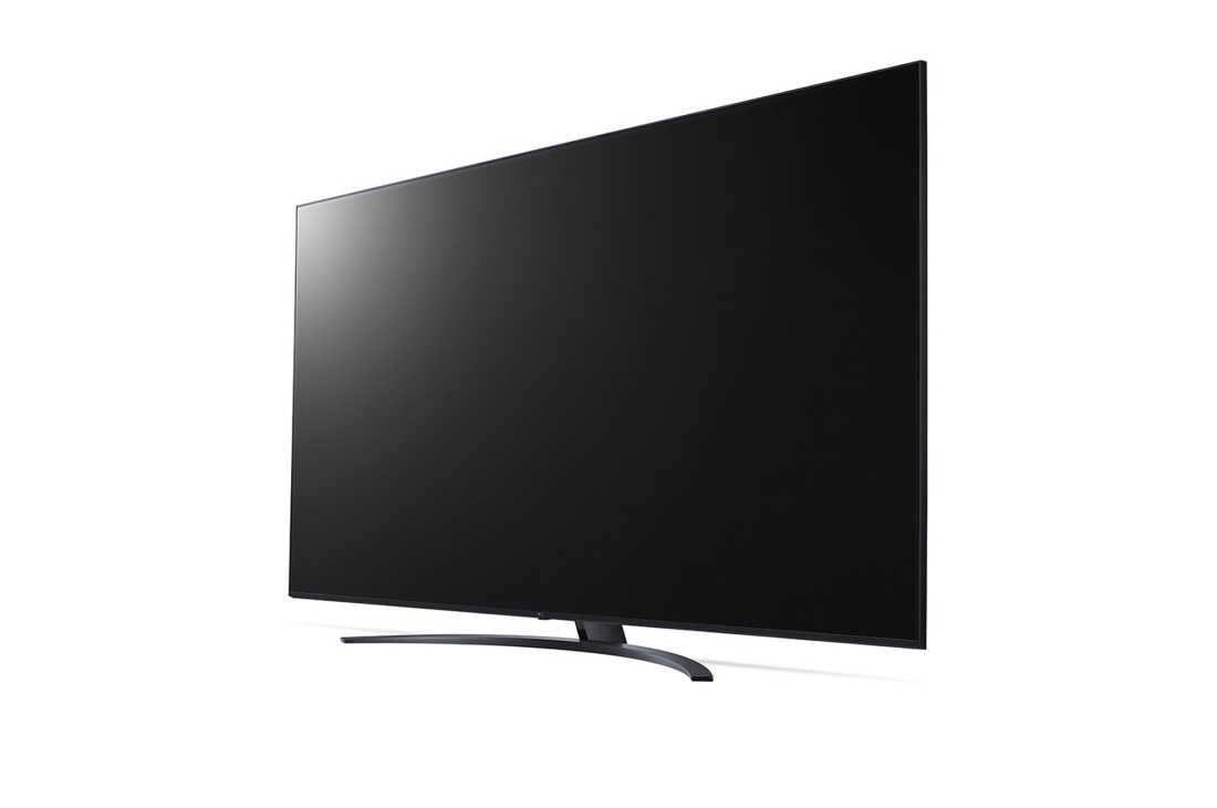 LG televizori | UP81 | 75'' | 4K | Smart UHD | 60 Gz, 75UP77006LB 45 degree side view, 75UP81006LA, thumbnail 3