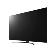 LG televizori | UP81 | 75'' | 4K | Smart UHD | 60 Gz, 75UP77006LB 45 degree side view, 75UP81006LA, thumbnail 3
