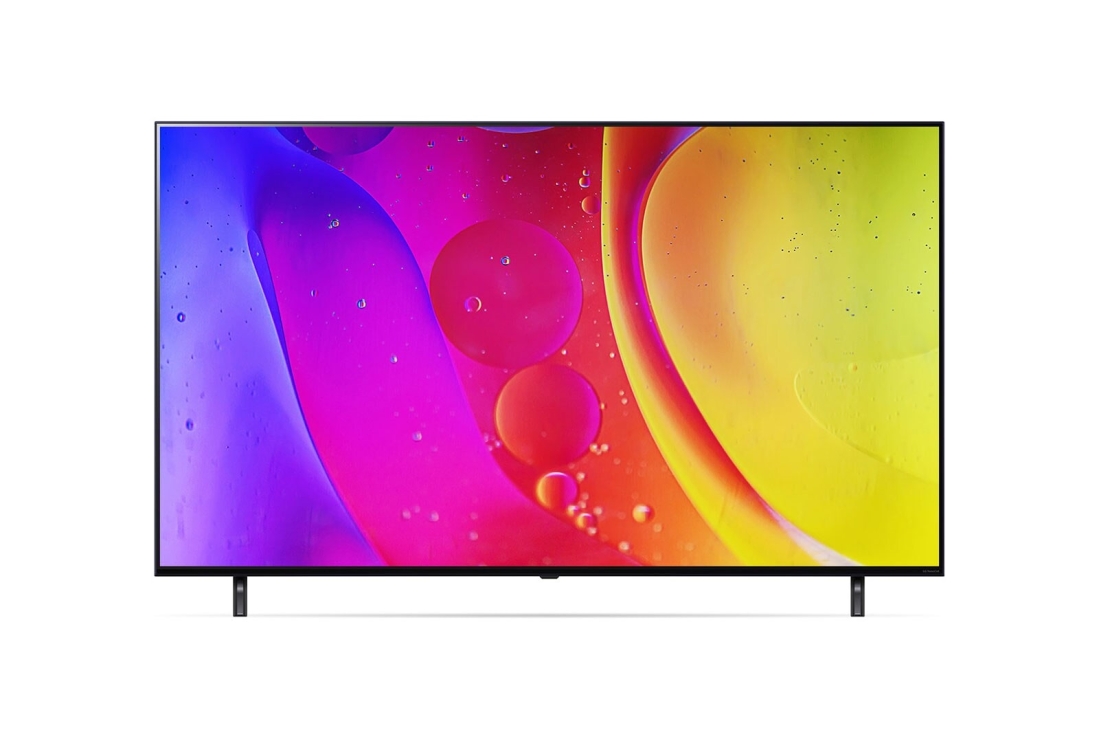 LG Nano 65'' 80 | 4K | ThinQ AI | WebOS | a5 Gen5, toʻldiruvchi rasm bilan old tomondan koʻrinishi, 65NANO806QA, thumbnail 2