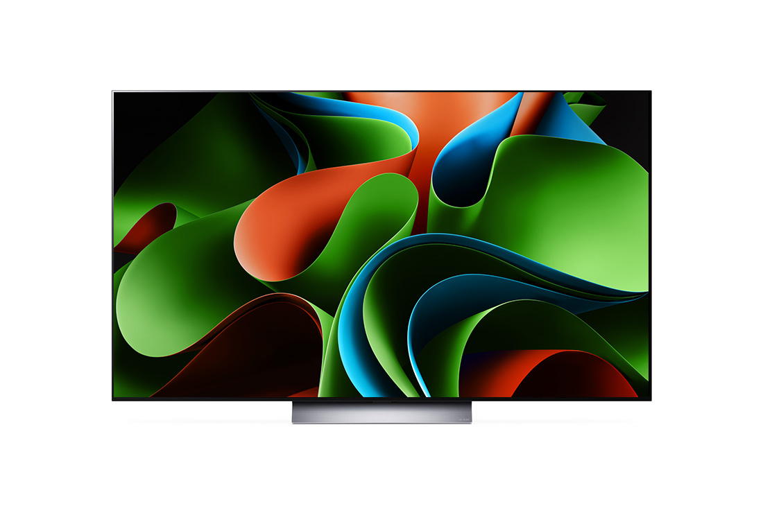 LG 48 duymli LG OLED evo C3 4K Smart TV 2023, LG OLED evo va dunyodagi 1-raqamli 11-yillik ramzining old tomondan koʻrinishi., OLED48C3RLA