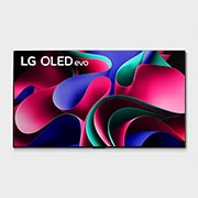 LG 77 duymli LG OLED evo G3 4K Smart TV 2023, LG OLED evo, dunyodagi 1-raqamli 11-yillik va ekranda panelga 5 yillik kafolat logotipining old tomondan koʻrinishi, OLED77G3RLA, thumbnail 1