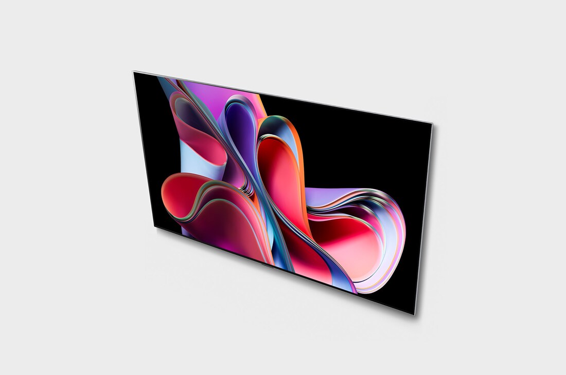 LG 65 duymli LG OLED evo G3 4K Smart TV 2023, Burchak ostida yuqoridan koʻrinishi, OLED65G3RLA, thumbnail 7