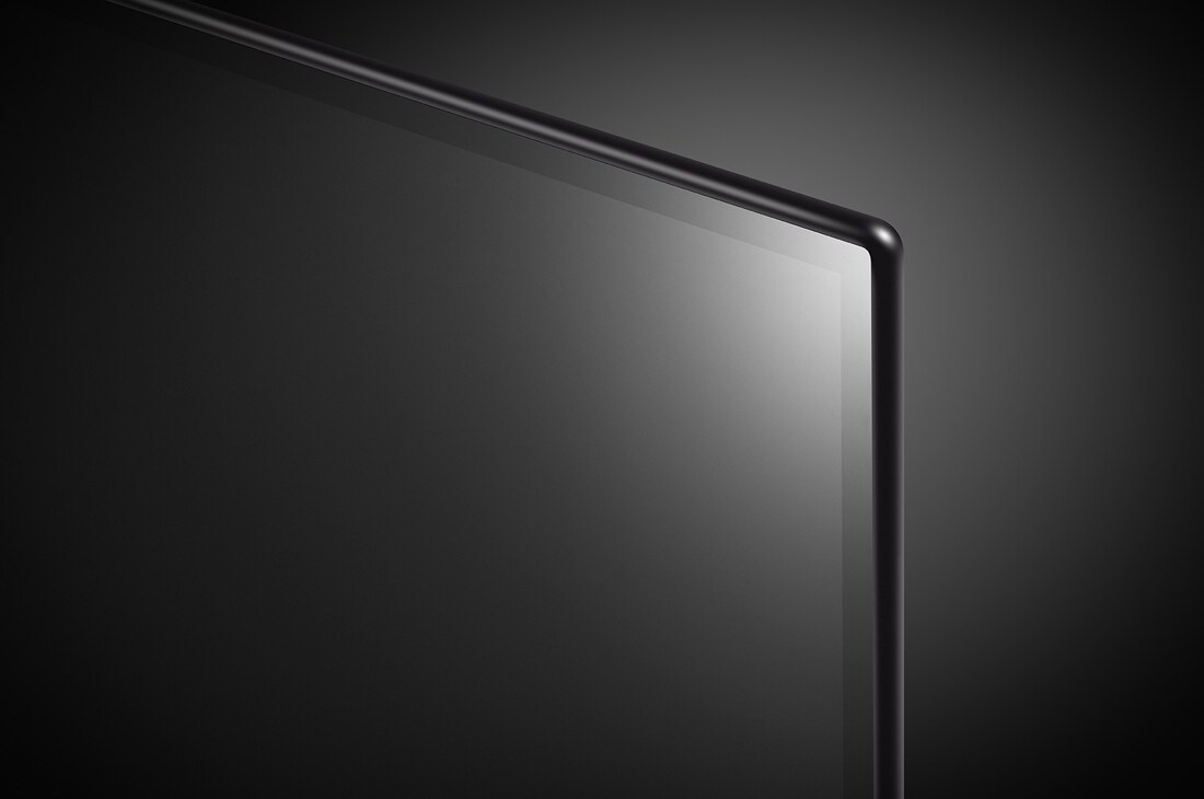 LG 55 duymli LG OLED A3 4K Smart TV 2023, Yuqori qirrasining yaqinlashtirilgan koʻrinishi, OLED55A3RLA, thumbnail 11