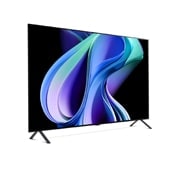 LG 55 duymli LG OLED A3 4K Smart TV 2023, Oʻng tomonga qaragan kichik burchak ostidagi yondan koʻrinishi., OLED55A3RLA, thumbnail 5