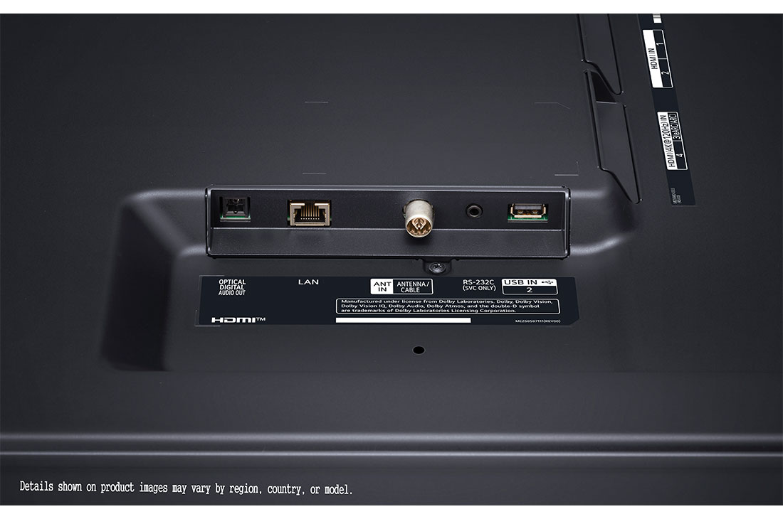 LG 86 duymli LG UHD UR81 4K Smart TV, 2023, orqa tomondan koʻrinishi, 86UR81006LA, thumbnail 12