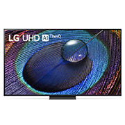 LG 65 duymli LG UHD UR91 4K Smart TV, 2023, LG UHD TV old tomondan koʻrinishi, 65UR91006LA, thumbnail 1